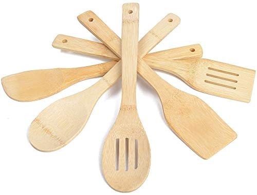 5 Pieces Wooden Kitchen Utensils Set Wood Cooking Utensils Tool Spatula Spoon Turner Slotted Turner for Non-Stick and Frying Pans Kitchen Gift Cooking Essentials Dishwasher Safe Long Handle 30CM 2 5 Pieces Wooden Kitchen Utensils Set Wood Cooking Utensils Tool Spatula Spoon Turner Slotted Turner for Non-Stick and Frying Pans Kitchen Gift Cooking Essentials Dishwasher Safe Long Handle 30CM - Image 2