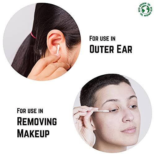 600 Bamboo Cotton Buds |100% Eco-Friendly Biodegradable | Cotton Wool Buds | Compostable Bamboo Earbuds | Recycled Plastic Free Packaging | Correct Makeup | Carbon Offsetting | 6x100 Ear Buds Cotton 5 600 Bamboo Cotton Buds |100% Eco-Friendly Biodegradable | Cotton Wool Buds | Compostable Bamboo Earbuds | Recycled Plastic Free Packaging | Correct Makeup | Carbon Offsetting | 6x100 Ear Buds Cotton - Image 5