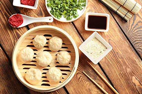 Premium 8 Inch (20.5cm) Organic Bamboo Steamer by Harcas. Small 2-Tiers with Lid. Strong, Durable and Reinforced. Best for Dim Sum, Vegetables, Meat and Fish. Hand Made 5 Premium 8 Inch (20.5cm) Organic Bamboo Steamer by Harcas. Small 2-Tiers with Lid. Strong, Durable and Reinforced. Best for Dim Sum, Vegetables, Meat and Fish. Hand Made - Image 5