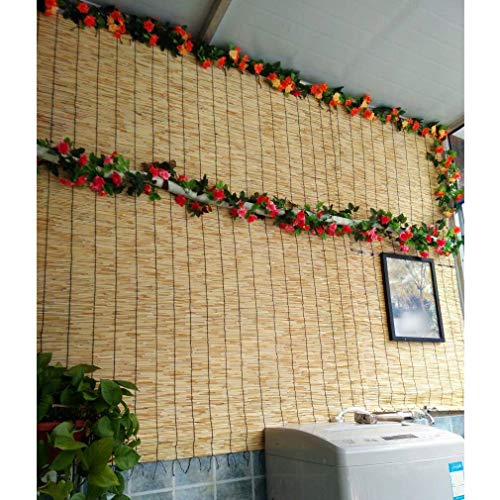 AINUO Bamboo Roller Blinds,Retro Bamboo Roller Shades Natural Reed Curtain,Breathable Bamboo Roll Up Window,for Outdoor/Patio/Door,Roll Up Shades (Size : 50x80cm/20x32in) 3 AINUO Bamboo Roller Blinds,Retro Bamboo Roller Shades Natural Reed Curtain,Breathable Bamboo Roll Up Window,for Outdoor/Patio/Door,Roll Up Shades (Size : 50x80cm/20x32in) - Image 3