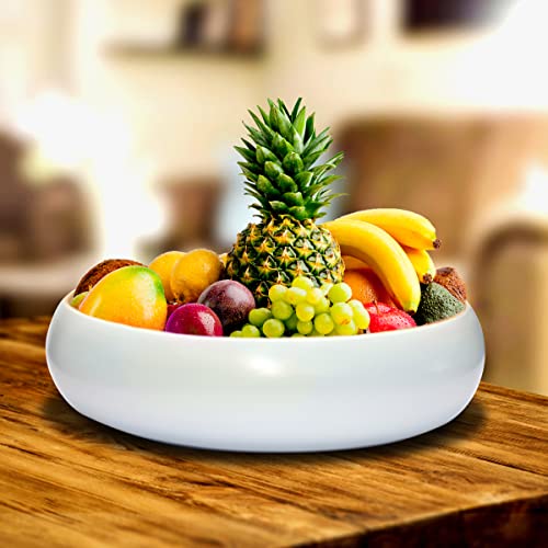 ARRIZONE Stylish Large 30cm Bamboo Wooden Fruit Bowl Uniquely Handcrafted Salad Bowl Serving Modern Kitchen Storage… 2 ARRIZONE Stylish Large 30cm Bamboo Wooden Fruit Bowl Uniquely Handcrafted Salad Bowl Serving Modern Kitchen Storage… - Image 2