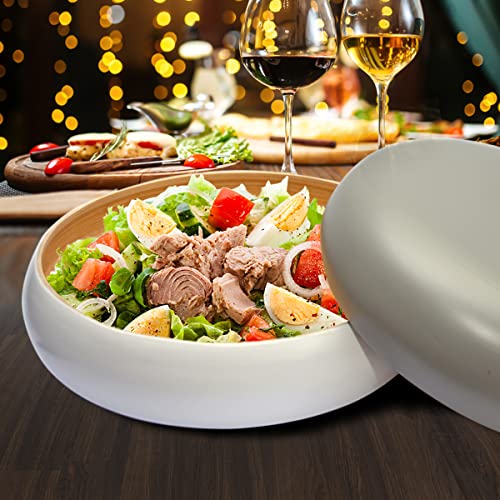 ARRIZONE Stylish Large 30cm Bamboo Wooden Fruit Bowl Uniquely Handcrafted Salad Bowl Serving Modern Kitchen Storage… 6 ARRIZONE Stylish Large 30cm Bamboo Wooden Fruit Bowl Uniquely Handcrafted Salad Bowl Serving Modern Kitchen Storage… - Image 6