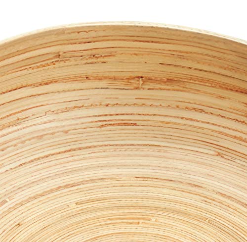 Artesà Copper Bamboo Bowl, 26cm, for Serving Salad, Fruit or Bread, Gold 3 Artesà Copper Bamboo Bowl, 26cm, for Serving Salad, Fruit or Bread, Gold - Image 3