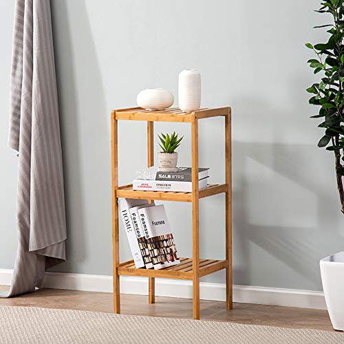 BTGGG 3 Tier Storage Shelving Unit Wood Shelf Hallway Corner Narrow Storage Unit Kitchen Storage Shelves Free Standing… 5 BTGGG 3 Tier Storage Shelving Unit Wood Shelf Hallway Corner Narrow Storage Unit Kitchen Storage Shelves Free Standing… - Image 5