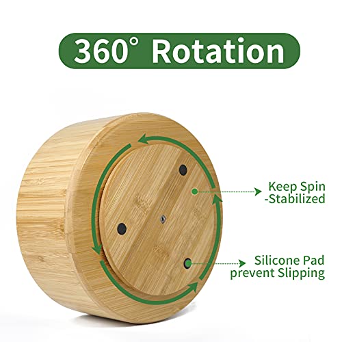 VaeFae Bamboo Pen Holder Organiser, Round Rotating Art Supply Organiser, Hold 420 Pencils, Desktop Storage for Marker Pens, Colored Pencil, Art Brushes, etc. 4 VaeFae Bamboo Pen Holder Organiser, Round Rotating Art Supply Organiser, Hold 420 Pencils, Desktop Storage for Marker Pens, Colored Pencil, Art Brushes, etc. - Image 4