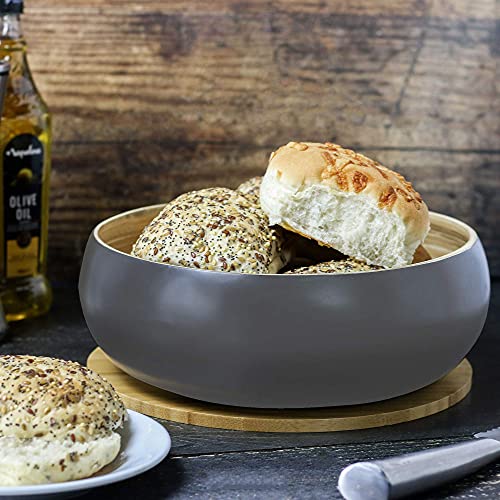 Bamboo Serving Bowl | Wooden Salad Bowl | Storage Bowls for Keys & Jewellery | Decor Table Piece | Natural Look Starter… 4 Bamboo Serving Bowl | Wooden Salad Bowl | Storage Bowls for Keys & Jewellery | Decor Table Piece | Natural Look Starter… - Image 4