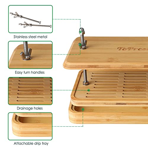 YARKOR Bamboo tofu Press, Without Spatula 3 YARKOR Bamboo tofu Press, Without Spatula - Image 3
