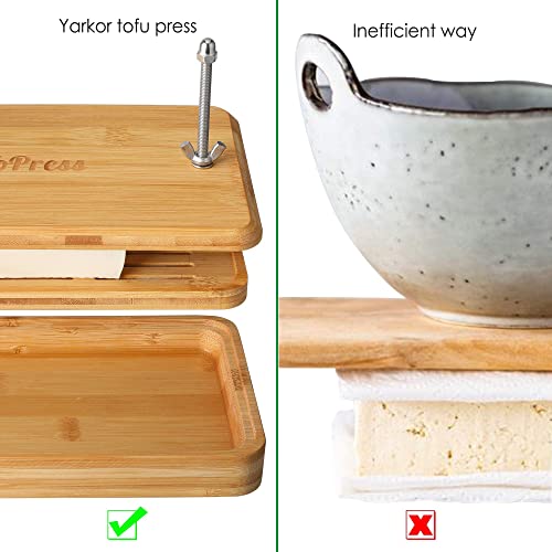 YARKOR Bamboo tofu Press, Without Spatula 5 YARKOR Bamboo tofu Press, Without Spatula - Image 5