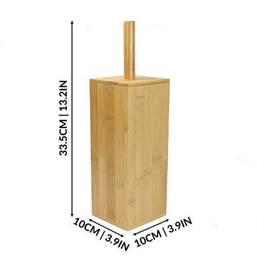 Bamboo Toilet Brush & Holder | Eco Toilet Cleaner | Wooden Toilet Brush | Environmental Toilet Scrubber | Wooden… 4 Bamboo Toilet Brush & Holder | Eco Toilet Cleaner | Wooden Toilet Brush | Environmental Toilet Scrubber | Wooden… - Image 4