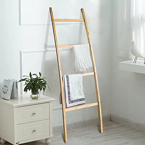 Handtuchhalter Bamboo Towel Ladder Clothes Ladder Towel Rail Wood with — free download