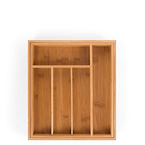 Blumtal - Cutlery Storage - Expandable Bamboo Drawer Organiser - 5 to 7 Compartments 2 Blumtal - Cutlery Storage - Expandable Bamboo Drawer Organiser - 5 to 7 Compartments - Image 2