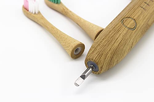 Fayet Bamboo Smart Sonic Electric Toothbrush, IPX8 Waterproof Lightweight Automatic Eco Friendly Electric Toothbrushes 5 Modes 2 Fayet Bamboo Smart Sonic Electric Toothbrush, IPX8 Waterproof Lightweight Automatic Eco Friendly Electric Toothbrushes 5 Modes - Image 2