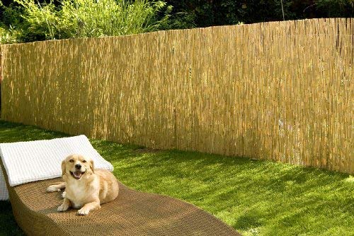 FlickBuyz Bamboo Natural Garden Peeled Reed Fence Screening Roll Privacy Border Wooden Wind/Sun Protection (1M x 4M) 4 FlickBuyz Bamboo Natural Garden Peeled Reed Fence Screening Roll Privacy Border Wooden Wind/Sun Protection (1M x 4M) - Image 4