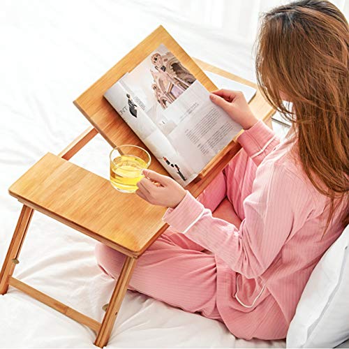 GRANDMA SHARK Foldable Laptop Desk, Bamboo Foldable Laptop Bed Table Tray, Notebook Computer Sofa Table Stand, Height… 7 GRANDMA SHARK Foldable Laptop Desk, Bamboo Foldable Laptop Bed Table Tray, Notebook Computer Sofa Table Stand, Height… - Image 7