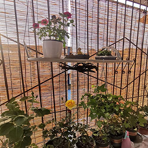 Hand-Woven Natural Reed Curtains,Bamboo Roller Blinds With Lifter Bamboo Outdoor Shades For Window Light Filtering Anti-Uv Retro Waterproof, For Patio Garden Door 40x100cm/15.7x39.3in 6 Hand-Woven Natural Reed Curtains,Bamboo Roller Blinds With Lifter Bamboo Outdoor Shades For Window Light Filtering Anti-Uv Retro Waterproof, For Patio Garden Door 40x100cm/15.7x39.3in - Image 6