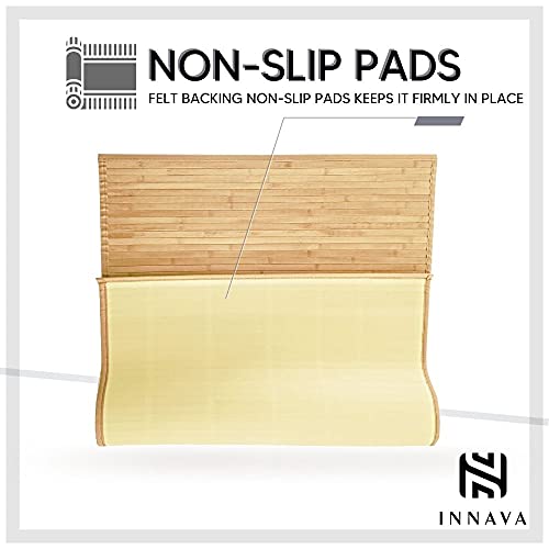 Innava Office Bamboo Chair Mat | Eco-friendly Rectangle Floor Protector Mat for Carpet Floor, Desk Chair Mat 90cmx120cm… 7 Innava Office Bamboo Chair Mat | Eco-friendly Rectangle Floor Protector Mat for Carpet Floor, Desk Chair Mat 90cmx120cm… - Image 7