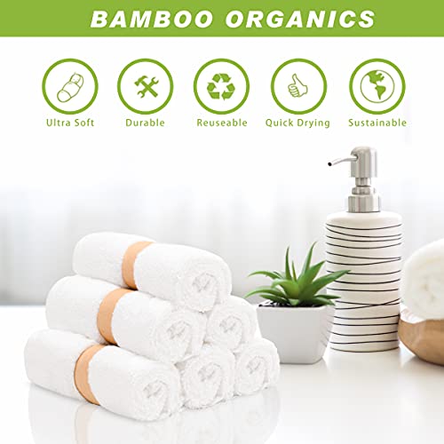 JoJo Jr. Flannel Face Cloth (Pack of 6) Reusable Face Towels(25 * 25 cm) for Washing Face Baby Wash Cloth White Flannels Face Cloth (White, Regular) 3 JoJo Jr. Flannel Face Cloth (Pack of 6) Reusable Face Towels(25 * 25 cm) for Washing Face Baby Wash Cloth White Flannels Face Cloth (White, Regular) - Image 3