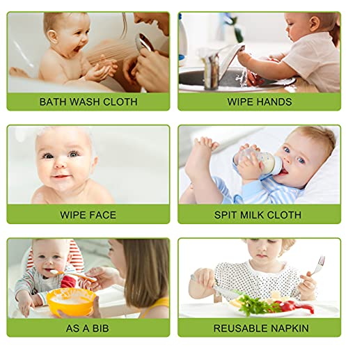 JoJo Jr. Flannel Face Cloth (Pack of 6) Reusable Face Towels(25 * 25 cm) for Washing Face Baby Wash Cloth White Flannels Face Cloth (White, Regular) 6 JoJo Jr. Flannel Face Cloth (Pack of 6) Reusable Face Towels(25 * 25 cm) for Washing Face Baby Wash Cloth White Flannels Face Cloth (White, Regular) - Image 6