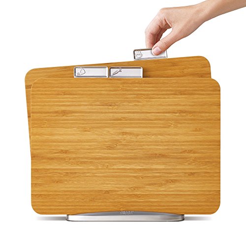 Joseph Joseph 60141 Index Bamboo 3-Piece Chopping Board Set, Large- Wood , 35 x 9.5 x 29.5 cm 2 Joseph Joseph 60141 Index Bamboo 3-Piece Chopping Board Set, Large- Wood , 35 x 9.5 x 29.5 cm - Image 2