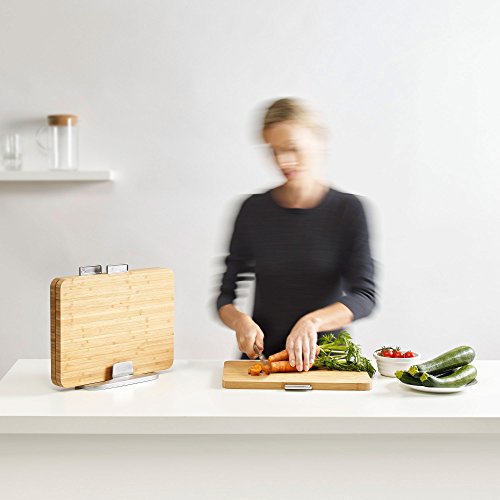 Joseph Joseph 60141 Index Bamboo 3-Piece Chopping Board Set, Large- Wood , 35 x 9.5 x 29.5 cm 3 Joseph Joseph 60141 Index Bamboo 3-Piece Chopping Board Set, Large- Wood , 35 x 9.5 x 29.5 cm - Image 3