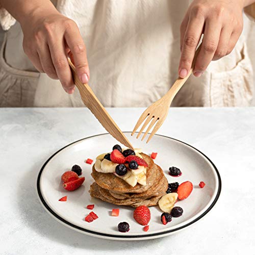 Jungle Culture® Portable Bamboo Cutlery Set | Zero Waste Reusable Wooden Cutlery | Knife, Fork, Spoon, Straw, Brush… 5 Jungle Culture® Portable Bamboo Cutlery Set | Zero Waste Reusable Wooden Cutlery | Knife, Fork, Spoon, Straw, Brush… - Image 5