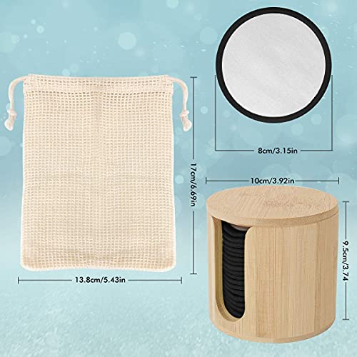 MISICH Reusable Bamboo Cotton Makeup Remover Pads,100% Organic reusable bamboo cotton rounds,16 Pack,Washable Laundry… 6 MISICH Reusable Bamboo Cotton Makeup Remover Pads,100% Organic reusable bamboo cotton rounds,16 Pack,Washable Laundry… - Image 6