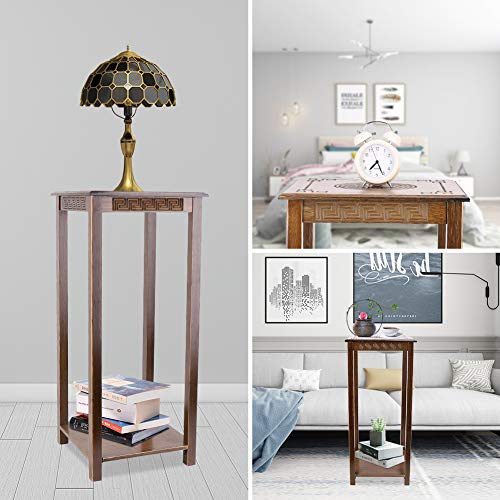 Medla 2 Tier Plant Pot Stand, Bamboo Shelving Unit Plant Shelf Indoor Flower Pot Holder 25x25x75CM 5 Medla 2 Tier Plant Pot Stand, Bamboo Shelving Unit Plant Shelf Indoor Flower Pot Holder 25x25x75CM - Image 5