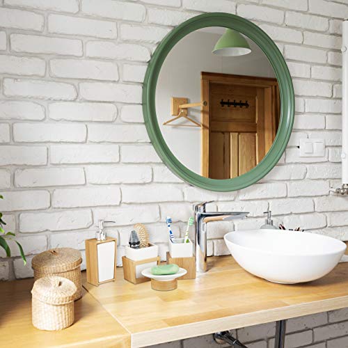 Relaxdays Bath Kit, 4-Piece Bathroom Accessories Set, Bamboo and Ceramics, Soap Dispenser and Tumbler, Natural/White 2 Relaxdays Bath Kit, 4-Piece Bathroom Accessories Set, Bamboo and Ceramics, Soap Dispenser and Tumbler, Natural/White - Image 2