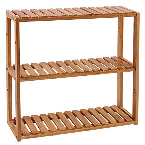SONGMICS BCB13Y Adjustable Bamboo, 3 Layers Bathroom Shelf Wall Shelving Unit Kitchen Shelf Bookshelf 60 x 15 x 54 cm… 1 SONGMICS BCB13Y Adjustable Bamboo, 3 Layers Bathroom Shelf Wall Shelving Unit Kitchen Shelf Bookshelf 60 x 15 x 54 cm…