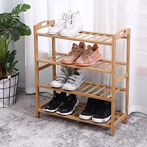 Unibos | 4 Tier Shoe Rack - Shoe Storage Organiser, Quick Assembly, 4 Tier Shelf Unit, Holds up to 15-20 pairs, 73 x 26 x 69cm 1 Unibos | 4 Tier Shoe Rack - Shoe Storage Organiser, Quick Assembly, 4 Tier Shelf Unit, Holds up to 15-20 pairs, 73 x 26 x 69cm