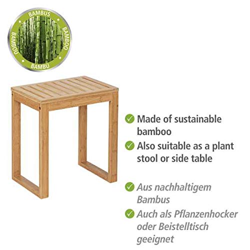 Wenko Bamboo Bathroom Stool 3 Wenko Bamboo Bathroom Stool - Image 3