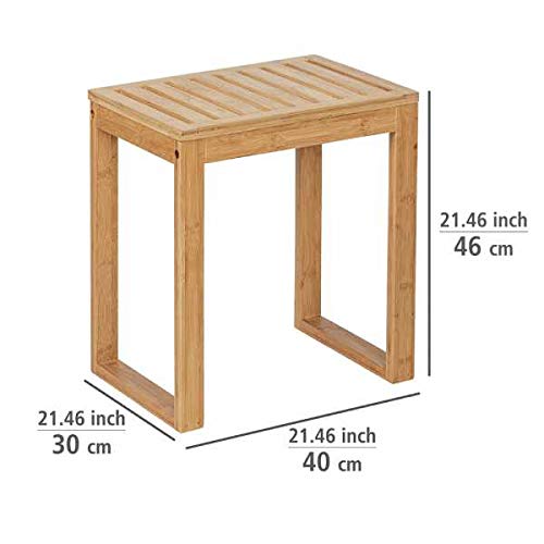 Wenko Bamboo Bathroom Stool 4 Wenko Bamboo Bathroom Stool - Image 4