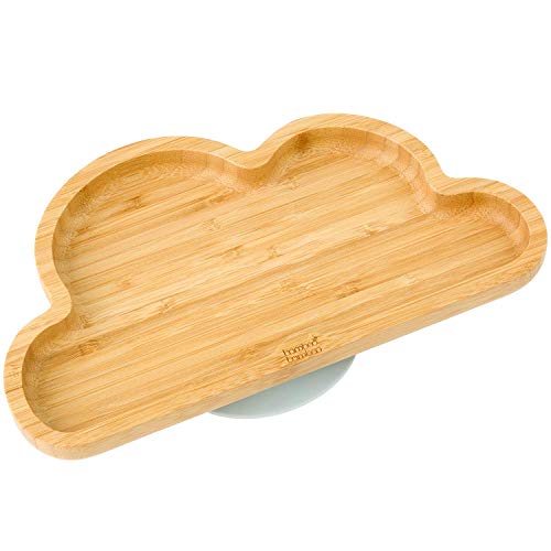 bamboo bamboo ® Baby Plate Kids and Toddler Suction Cup Bamboo Plate
