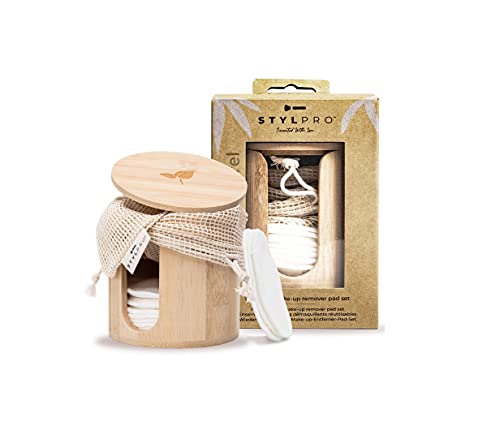 Stylpro Reusable Bamboo Makeup Remover Pads (Gift Set) 1 Stylpro Reusable Bamboo Makeup Remover Pads (Gift Set)
