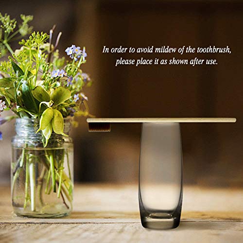 10 Pcs Bamboo Toothbrush with Coloured Soft Bristles Eco Friendly Biodegradable Organic Natural Wood Toothbrush for Sensitive Gums 6 10 Pcs Bamboo Toothbrush with Coloured Soft Bristles Eco Friendly Biodegradable Organic Natural Wood Toothbrush for Sensitive Gums - Image 6