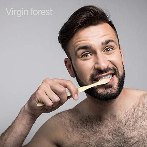 10 Pcs Bamboo Toothbrush with Coloured Soft Bristles Eco Friendly Biodegradable Organic Natural Wood Toothbrush for Sensitive Gums 7 10 Pcs Bamboo Toothbrush with Coloured Soft Bristles Eco Friendly Biodegradable Organic Natural Wood Toothbrush for Sensitive Gums - Image 7