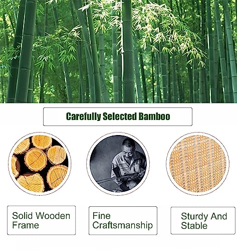 6ft/180cm Height Privacy Screens And Panels For Patio Freestanding, Folding Heavy Duty Room Seperating Divider, Hand-Woven Bamboo Partition Room Dividers ( Color : 5 Panel , Size : H 71in/180cm ) 3 6ft/180cm Height Privacy Screens And Panels For Patio Freestanding, Folding Heavy Duty Room Seperating Divider, Hand-Woven Bamboo Partition Room Dividers ( Color : 5 Panel , Size : H 71in/180cm ) - Image 3