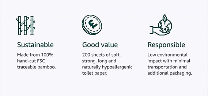 Bamboo Bobbi Eco Bamboo Toilet Paper, Unbleached Bamboo Toilet Roll, Bulk Buy 48 Rolls 5 Bamboo Bobbi Eco Bamboo Toilet Paper, Unbleached Bamboo Toilet Roll, Bulk Buy 48 Rolls - Image 5