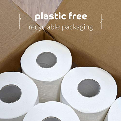 Bumboo Bamboo Toilet Roll 48 Pack Toilet Paper 3 ply, 300 Sheets