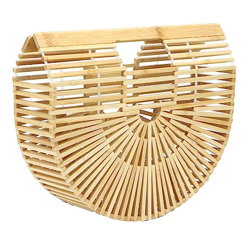 Emprier Vintage Bamboo Bags for women Handmade Straw Bags Summer Beach Purses Basket Handbags 2 Emprier Vintage Bamboo Bags for women Handmade Straw Bags Summer Beach Purses Basket Handbags - Image 2