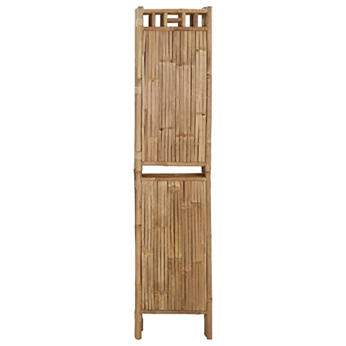 Lechnical 5-Panel Room Divider Bamboo 200x180 cm,Room Divider,Room Divider Screen,Bedroom Panel Screen,Bedroom Furniture 5 Lechnical 5-Panel Room Divider Bamboo 200x180 cm,Room Divider,Room Divider Screen,Bedroom Panel Screen,Bedroom Furniture - Image 5