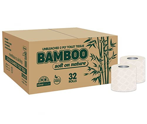 Quilted Bamboo Rolls | Soft on Nature Eco Toilet Tissue Paper | 2ply | Unbleached | UK Made (32) 7 Quilted Bamboo Rolls | Soft on Nature Eco Toilet Tissue Paper | 2ply | Unbleached | UK Made (32) - Image 7