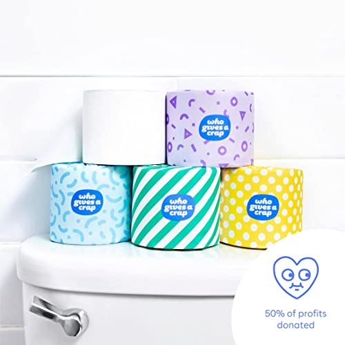 Who Gives A Crap – 100% Recycled, Twice as Long, Sustainable Toilet Roll, Box of 48 (3-Ply, 400 Sheets) - Soft, Strong, Sustainable 4 Who Gives A Crap – 100% Recycled, Twice as Long, Sustainable Toilet Roll, Box of 48 (3-Ply, 400 Sheets) - Soft, Strong, Sustainable - Image 4