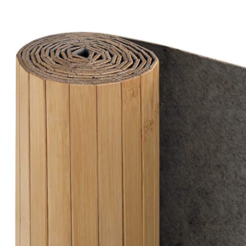 vidaXL Room Divider Bamboo 250x165cm Natural Privacy Screen Partition Blind 3 vidaXL Room Divider Bamboo 250x165cm Natural Privacy Screen Partition Blind - Image 3