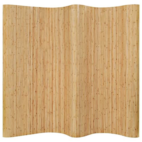 vidaXL Room Divider Bamboo 250x165cm Natural Privacy Screen Partition Blind 1 vidaXL Room Divider Bamboo 250x165cm Natural Privacy Screen Partition Blind