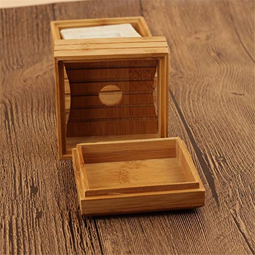 2 PCS Bamboo Soap Dish Holder, Natural Wooden Soap Storage, Handmade Soap Case with Lid for Soap Holder, Square Wood Soap Boxes for Kitchen Bathroom Shower Sponges 3 2 PCS Bamboo Soap Dish Holder, Natural Wooden Soap Storage, Handmade Soap Case with Lid for Soap Holder, Square Wood Soap Boxes for Kitchen Bathroom Shower Sponges - Image 3