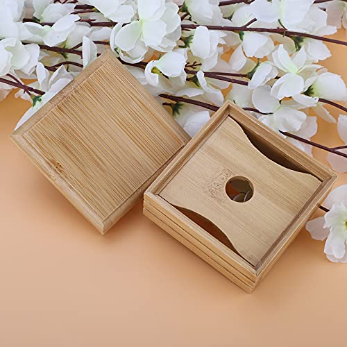 2 PCS Bamboo Soap Dish Holder, Natural Wooden Soap Storage, Handmade Soap Case with Lid for Soap Holder, Square Wood Soap Boxes for Kitchen Bathroom Shower Sponges 6 2 PCS Bamboo Soap Dish Holder, Natural Wooden Soap Storage, Handmade Soap Case with Lid for Soap Holder, Square Wood Soap Boxes for Kitchen Bathroom Shower Sponges - Image 6