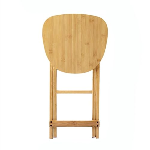 2 Pack Folding Bar Stool with Footrest, Kitchen Counter Height Stool, Portable Collapsible Bamboo Bar Stools for Home Kitchen 4 2 Pack Folding Bar Stool with Footrest, Kitchen Counter Height Stool, Portable Collapsible Bamboo Bar Stools for Home Kitchen - Image 4