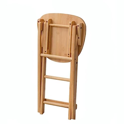 2 Pack Folding Bar Stool with Footrest, Kitchen Counter Height Stool, Portable Collapsible Bamboo Bar Stools for Home Kitchen 5 2 Pack Folding Bar Stool with Footrest, Kitchen Counter Height Stool, Portable Collapsible Bamboo Bar Stools for Home Kitchen - Image 5