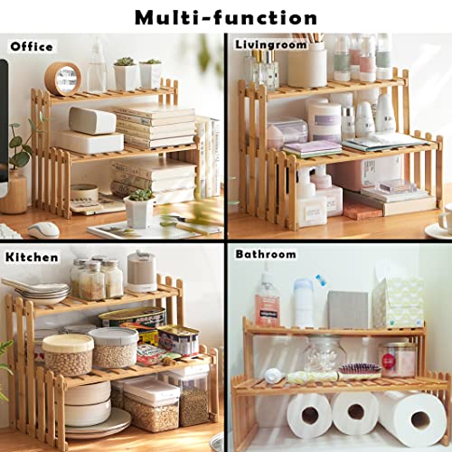 2 Tier Bamboo Plant Shelf, 37cm Indoor Succulent Stand, Multi Plant Stand, Tabletop Plant Organizer, Rustic Plant Ladder Shelf, Desktop Plant Rack 4 2 Tier Bamboo Plant Shelf, 37cm Indoor Succulent Stand, Multi Plant Stand, Tabletop Plant Organizer, Rustic Plant Ladder Shelf, Desktop Plant Rack - Image 4